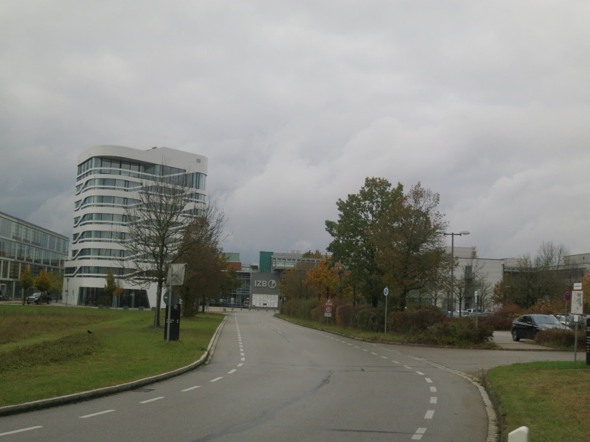 The Fördergesellschaft IZB or company incubator where MediGene and other biotechnology start-ups in Munich were born. 